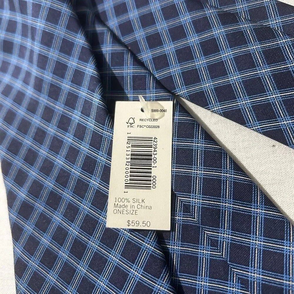 2 Banana Republic silk ties, one new with tag, classic, preppy, business